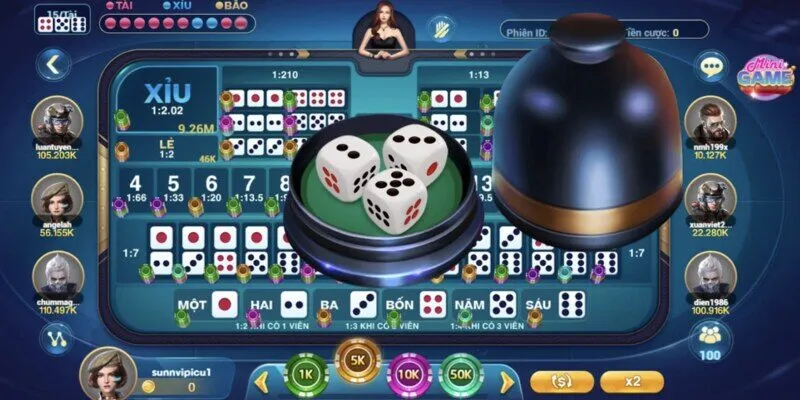 Xác suất trúng sicbo chính là tỉ lệ xuất hiện của một cửa đặt trên bàn cược 